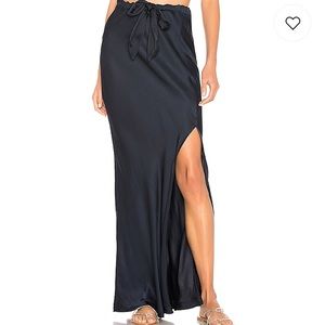 Revolve Cali Dreaming Boheme Skirt Midnight Blue